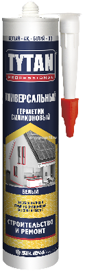 Герметик силикон. универсальный Белый TYTAN Professional 85 мл