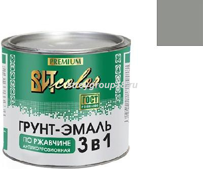 Грунт-эмаль по ржавчине 3 в1 серая   ВИТ color 20 кг