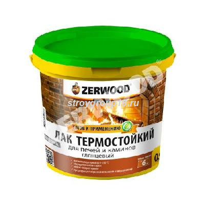 Лак термостойкий Zerwood LT для печей и каминов 2,5 кг