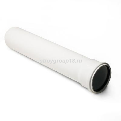 Труба для бесш. кан-и Ду110  L500 (белая) Политек уп.20