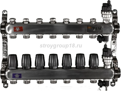 Кол. группа без расход. и кранов  7 вых.