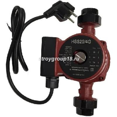 Насос циркуляц. 25-40 BELAMOS HSS (38/56/78 Вт, Qmax-2400/1800/1200 л/час, Hmax-2/3/4м)