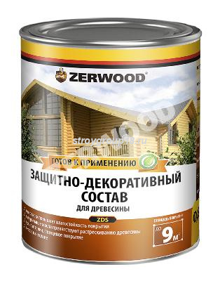 Состав для защиты древисины ZERWOOD STD 2.5 кг