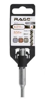 Бур по бетону 6 х 210 мм SDS-plus RAGE by VIRA 560621
