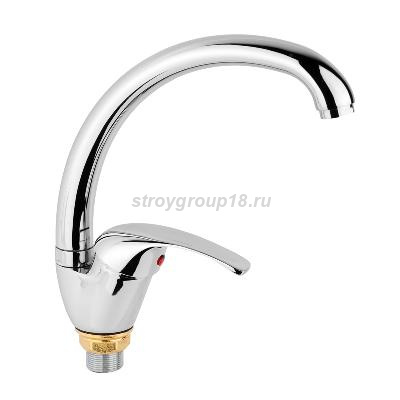 Смеситель для кухни AquaKratos AK6504 латунь, боковой, на гайке