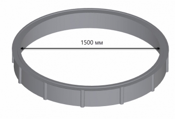 Кольцо смотрового колодца D1500, H200