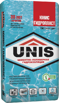 Гидроизоляция UNIS ГИДРОПЛАСТ 5кг 
