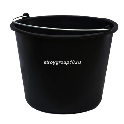 Ведро строительное круглое, пластмассовое, 20л