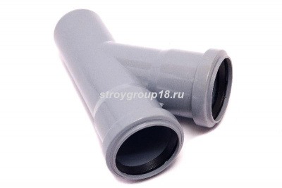 Тройник  50x50/45* сер. VPolimer
