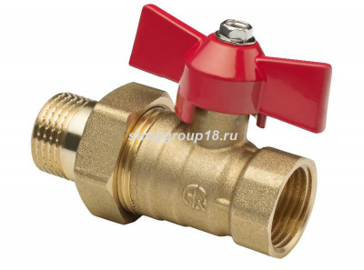 Кран американка   1/2" бабочка ВН AQUALINK