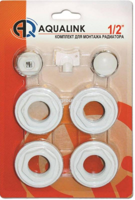 Комплект д/радиатора  1/2" AQUALINK
