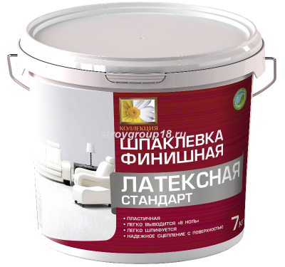 Шпаклевка Коллекция латексная стандарт 7 кг